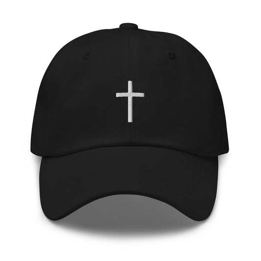 White cross - Dad hat (6 colours)
