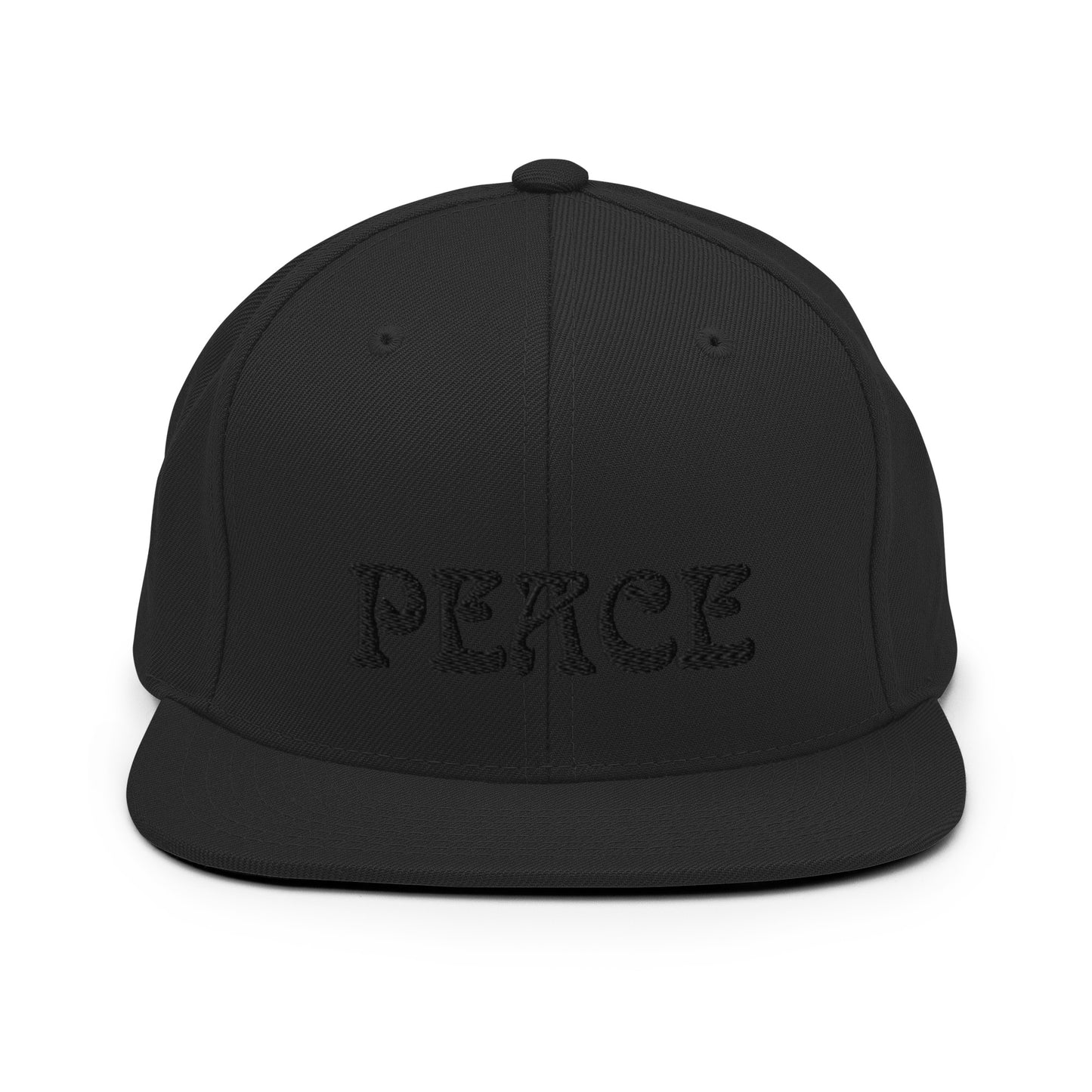 PEACE - Snapback Hat (black)