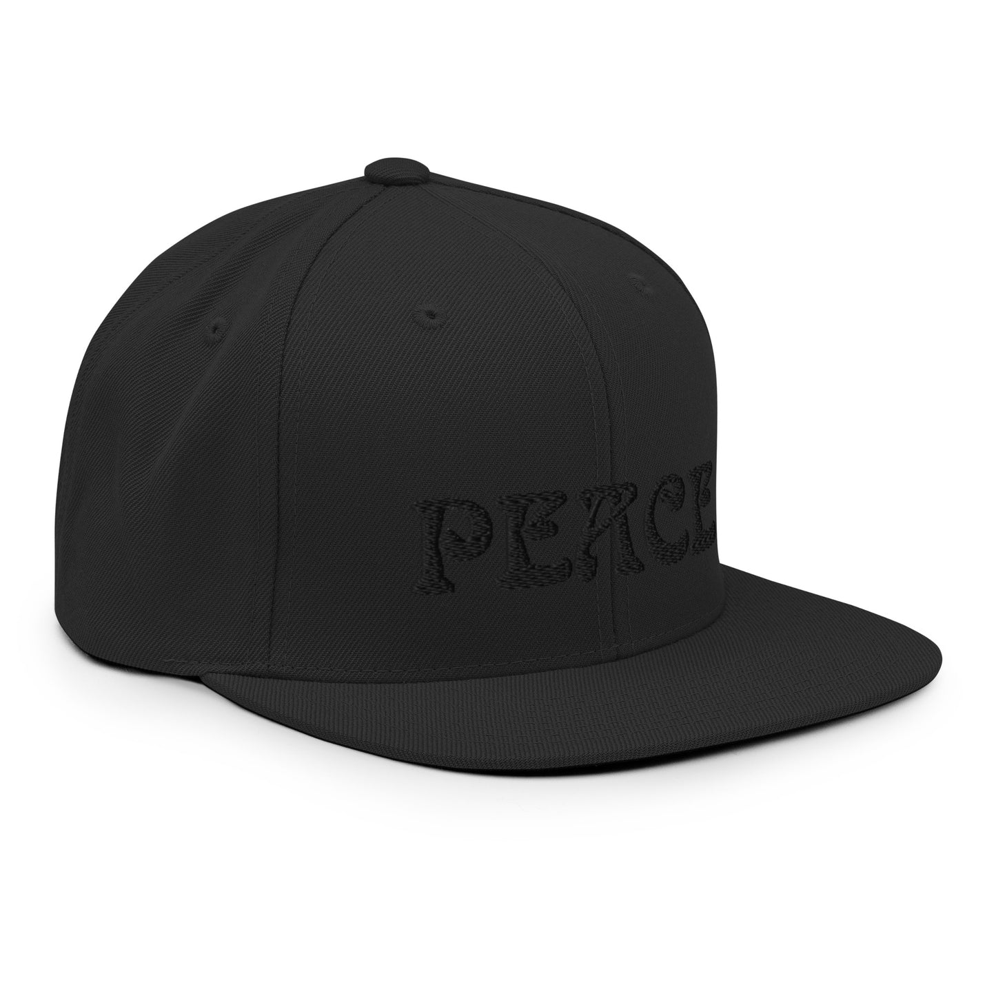 PEACE - Snapback Hat (black)