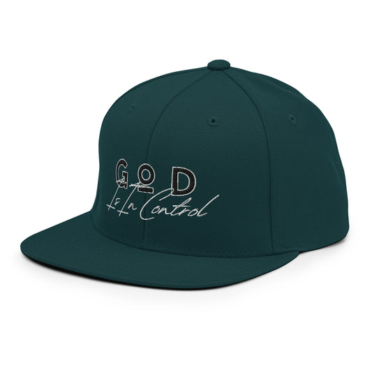God is in control - Snapback hat (5 colours)