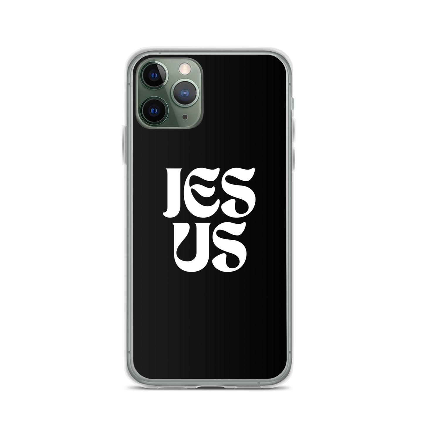 JESUS (black) - Clear Case for iPhone®