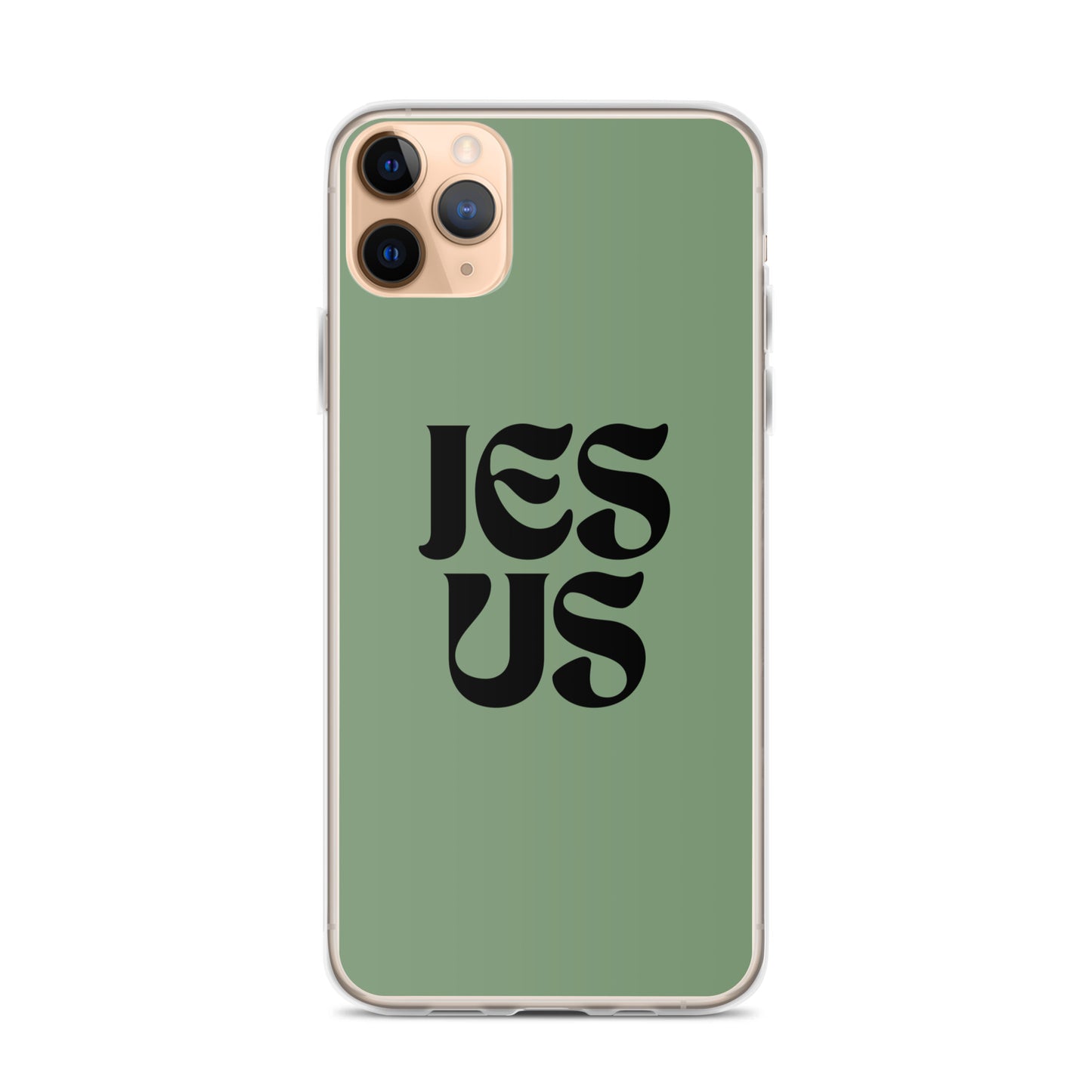 JESUS (green) - Clear Case for iPhone®