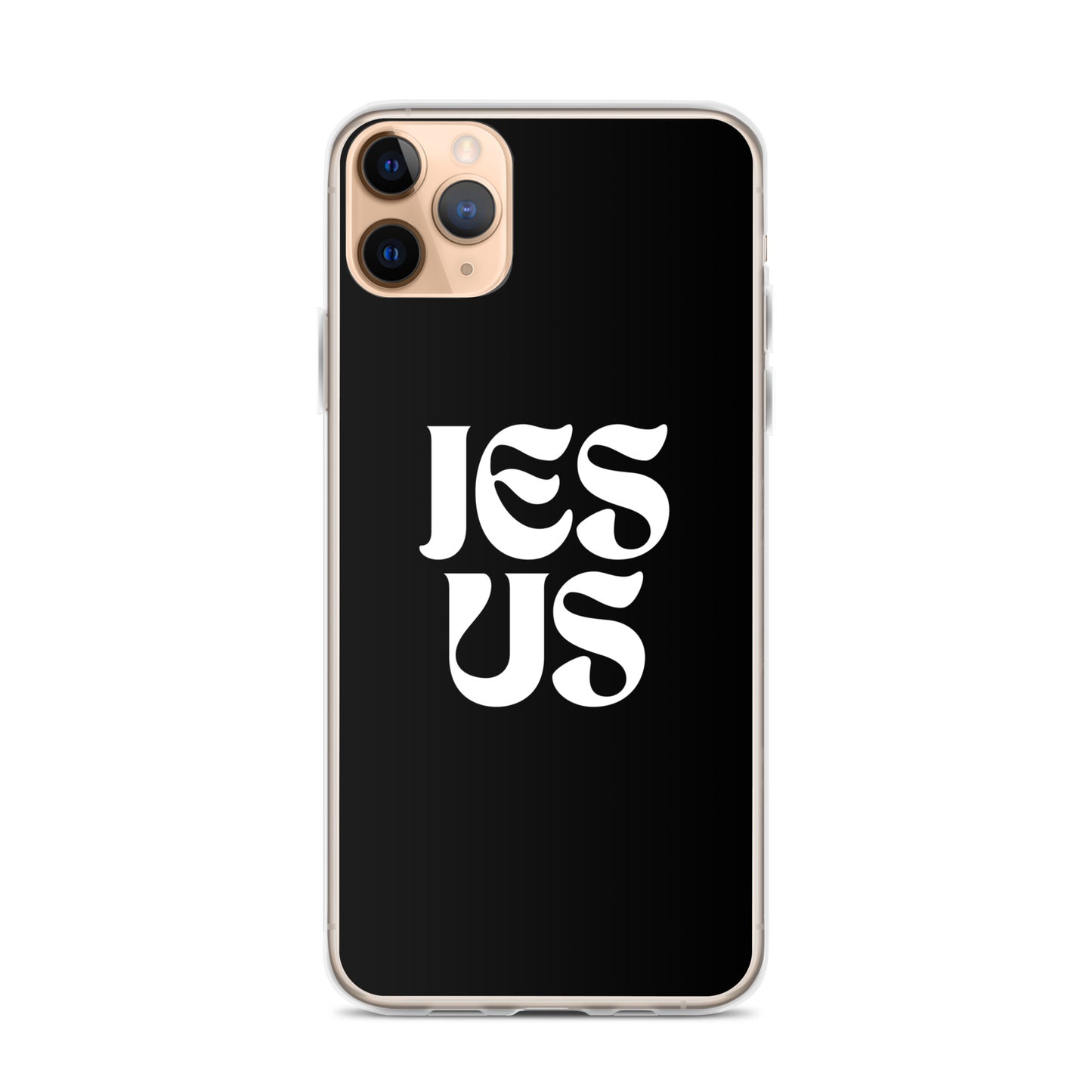 JESUS (black) - Clear Case for iPhone®