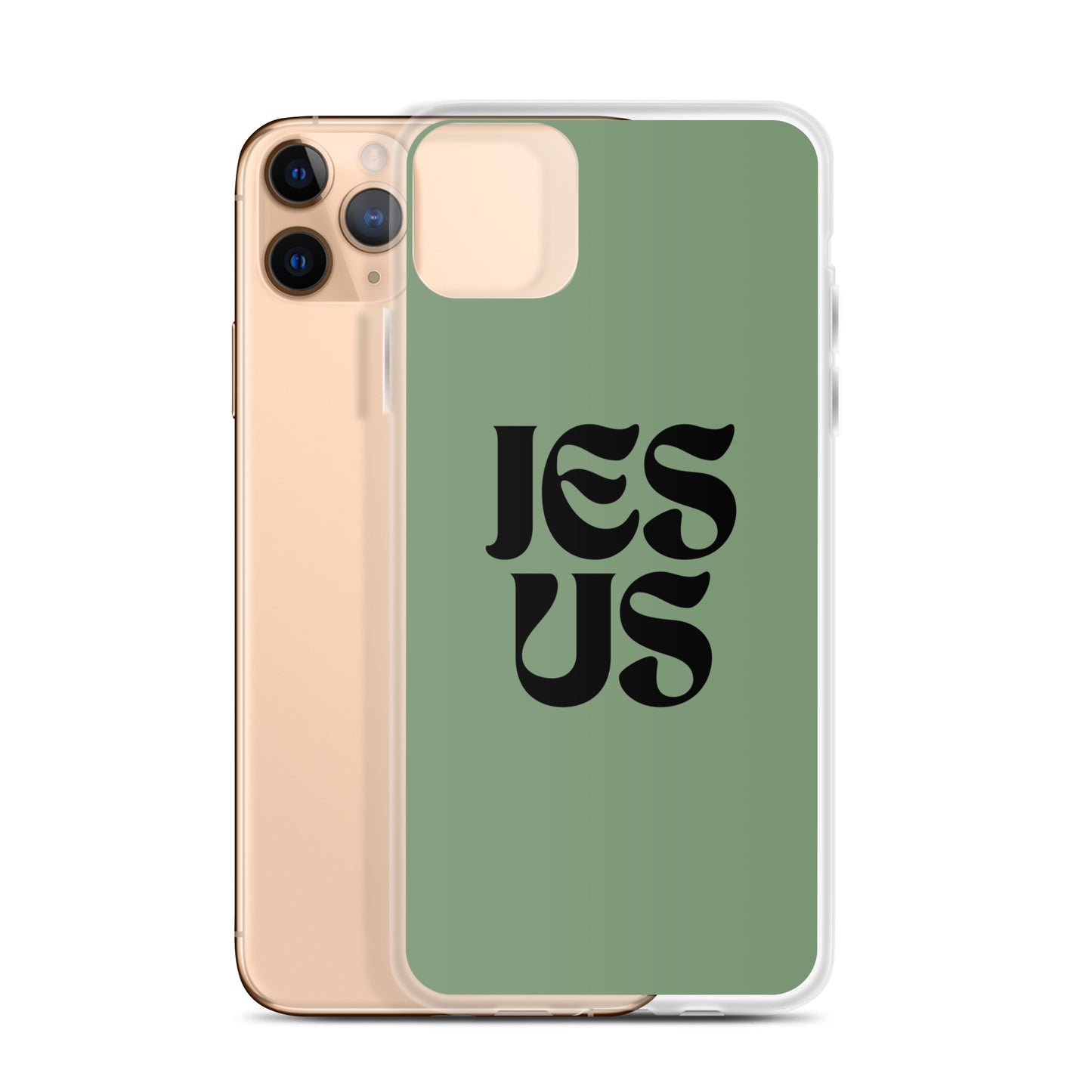 JESUS (green) - Clear Case for iPhone®