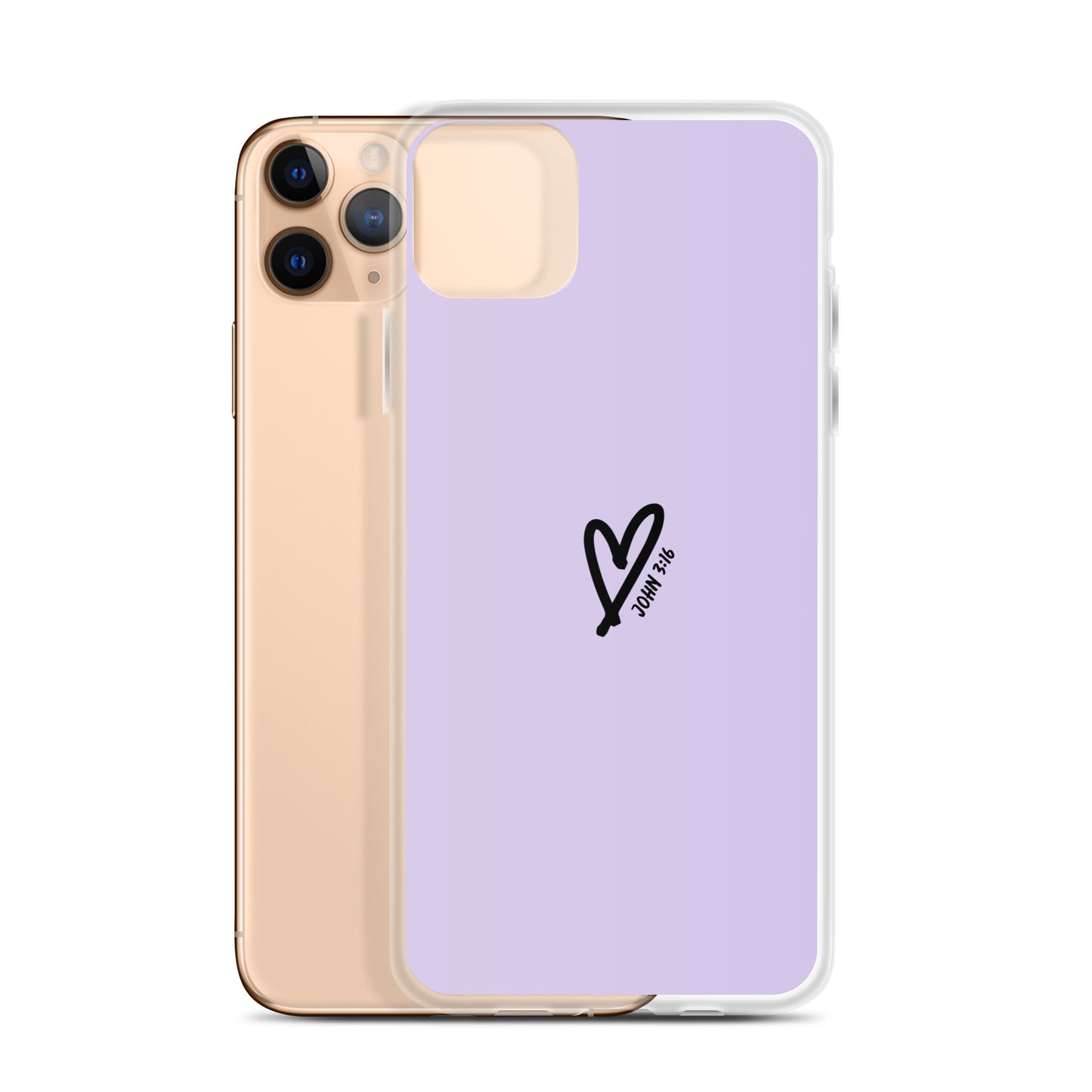 John 3:16 (lilac) - Clear Case for iPhone®