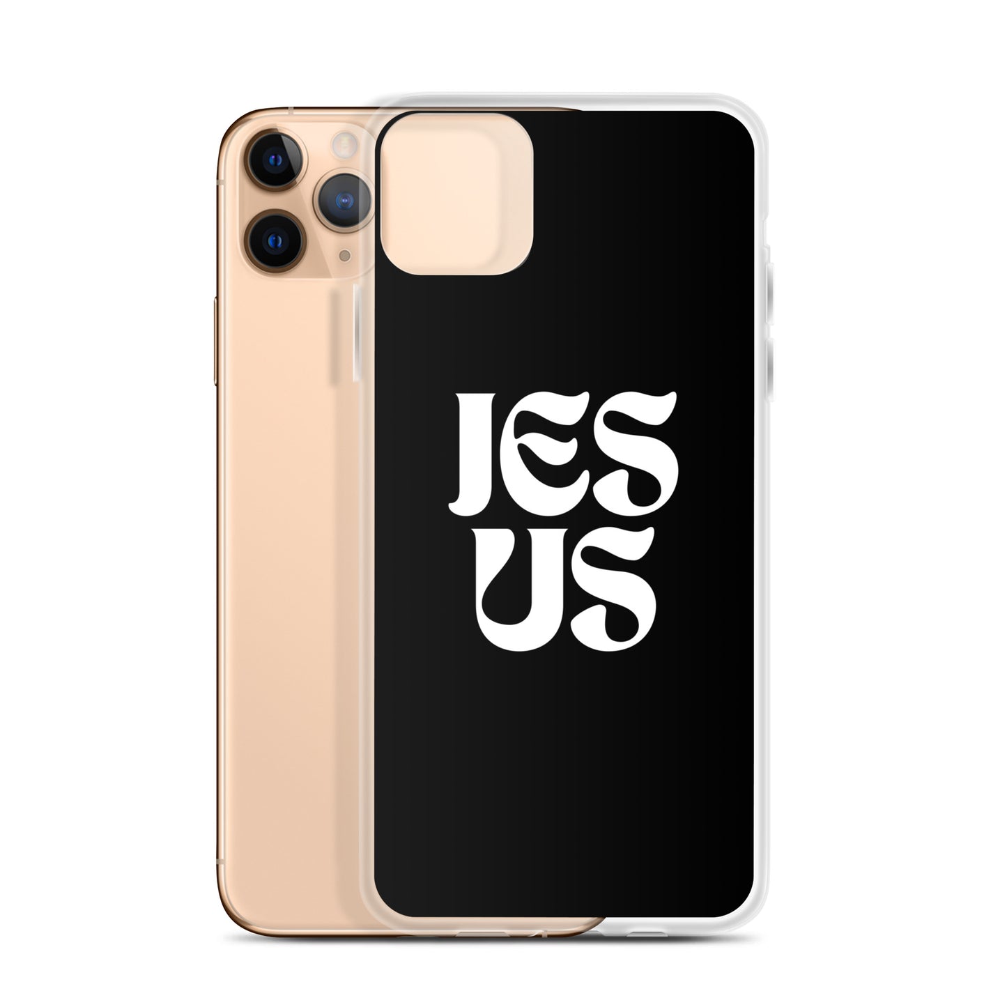 JESUS (black) - Clear Case for iPhone®