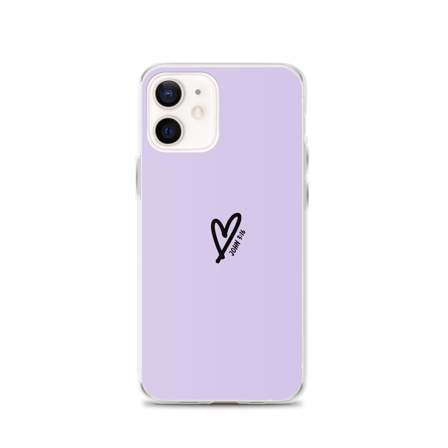 John 3:16 (lilac) - Clear Case for iPhone®