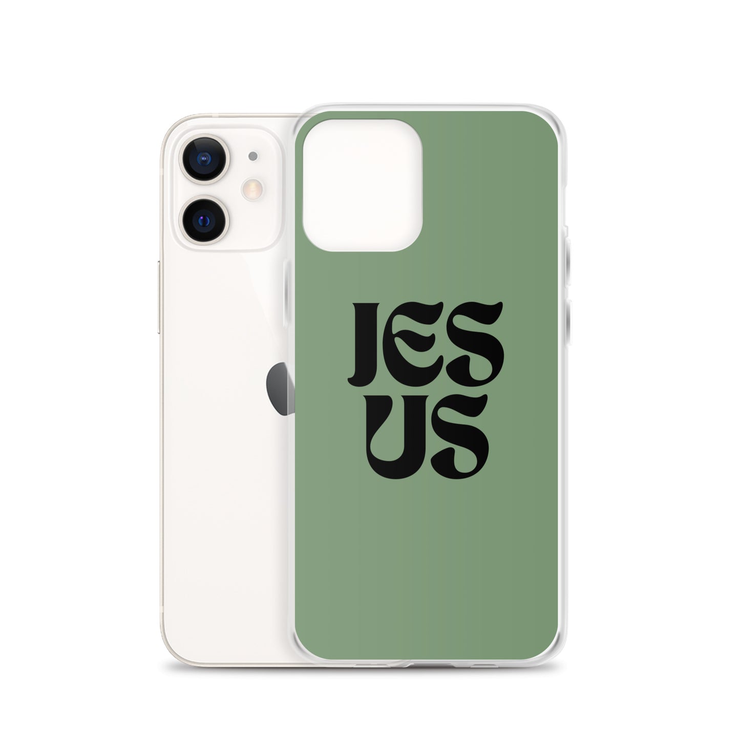 JESUS (green) - Clear Case for iPhone®