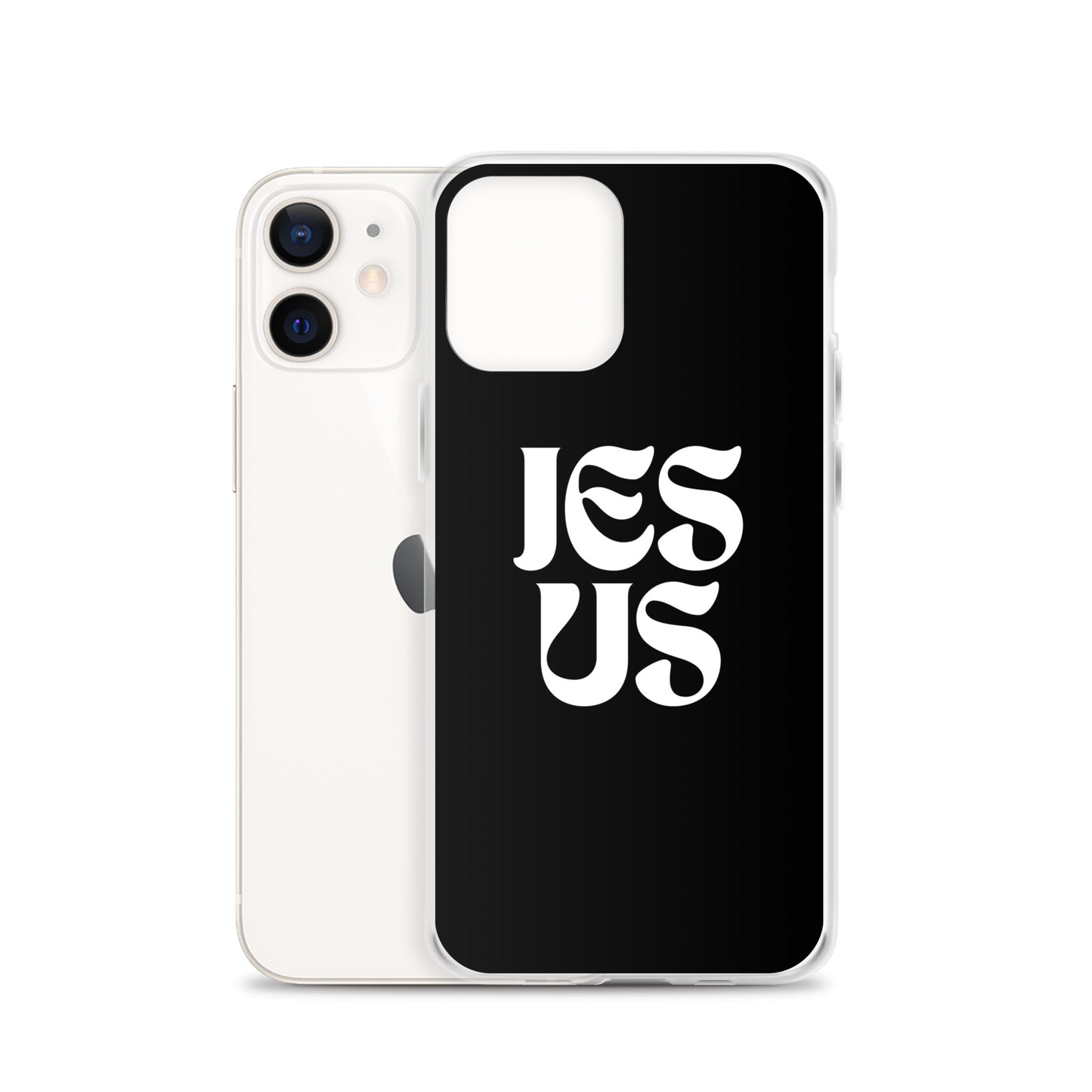 JESUS (black) - Clear Case for iPhone®