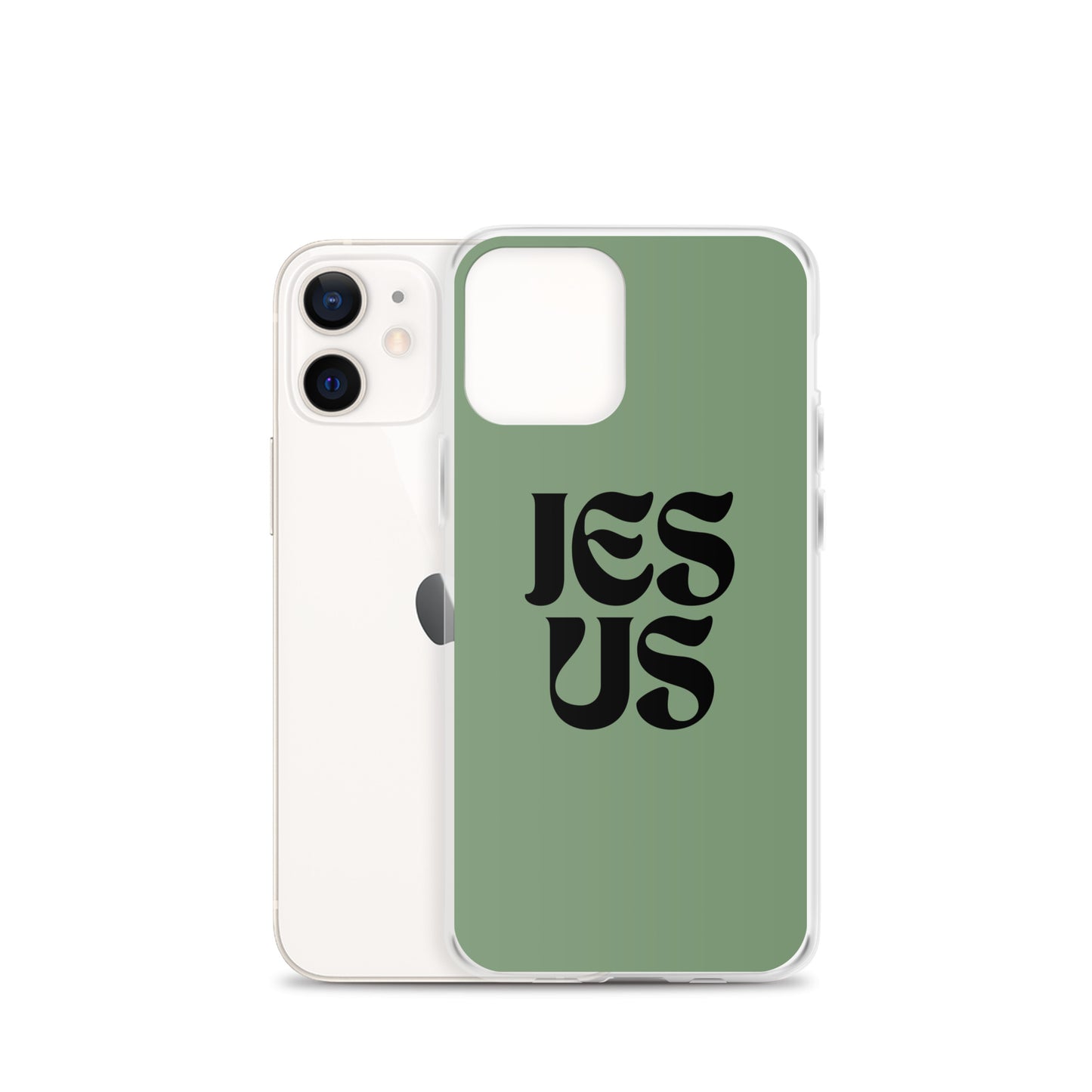 JESUS (green) - Clear Case for iPhone®