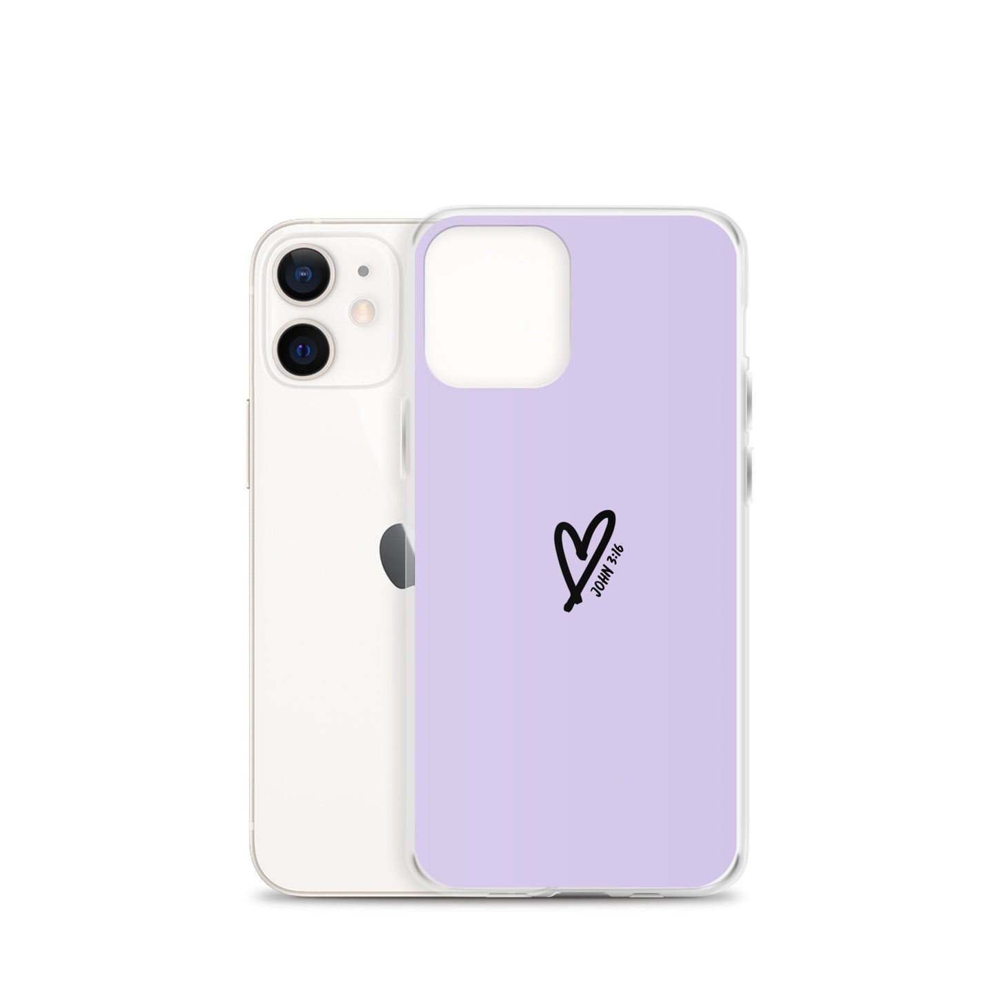John 3:16 (lilac) - Clear Case for iPhone®