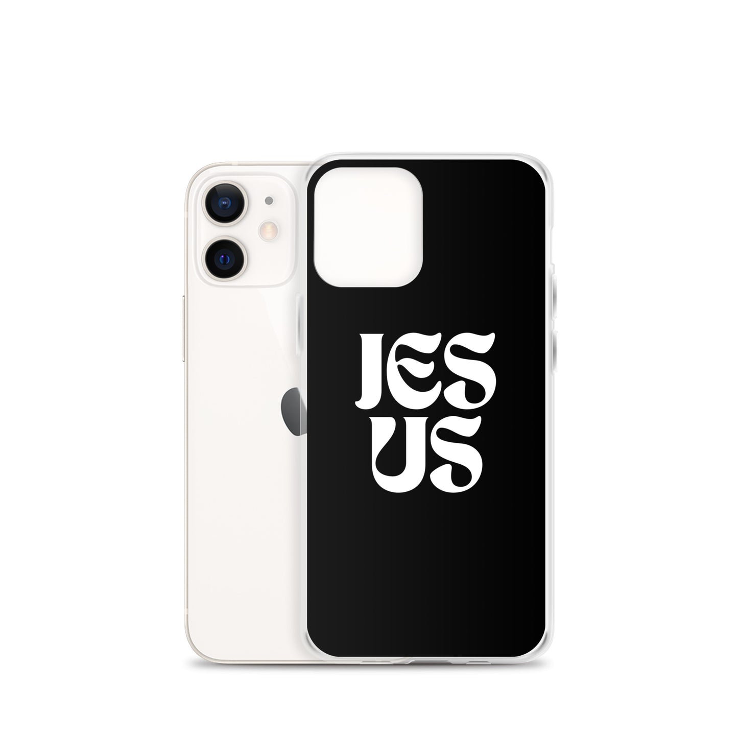 JESUS (black) - Clear Case for iPhone®