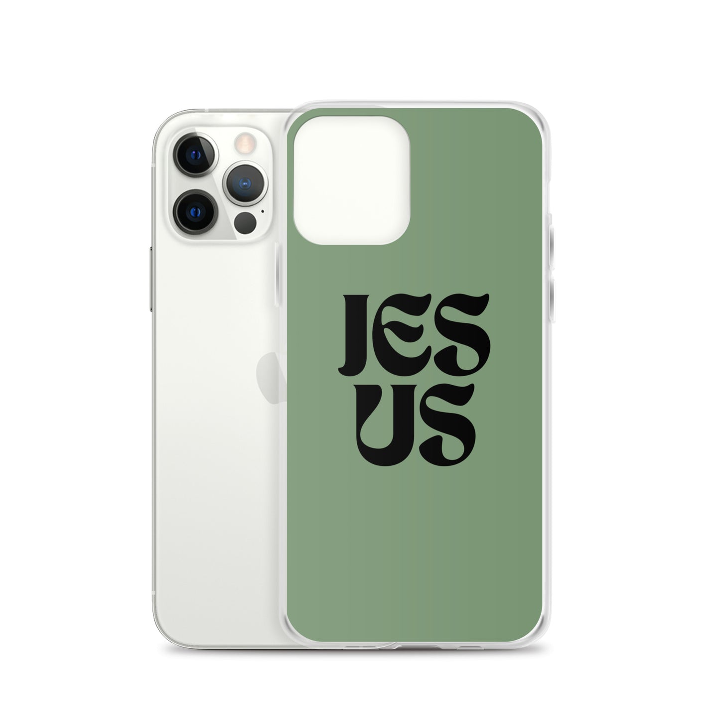 JESUS (green) - Clear Case for iPhone®