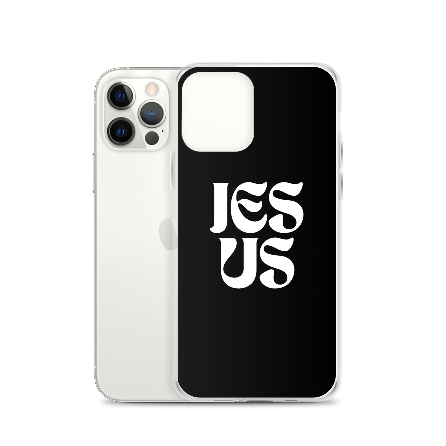 JESUS (black) - Clear Case for iPhone®