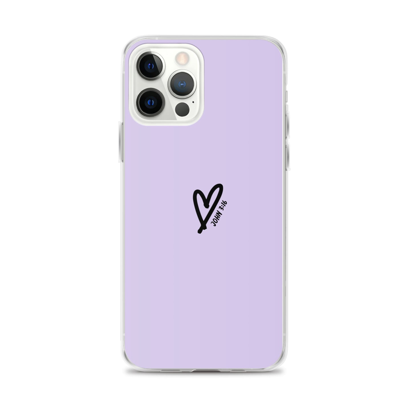John 3:16 (lilac) - Clear Case for iPhone®