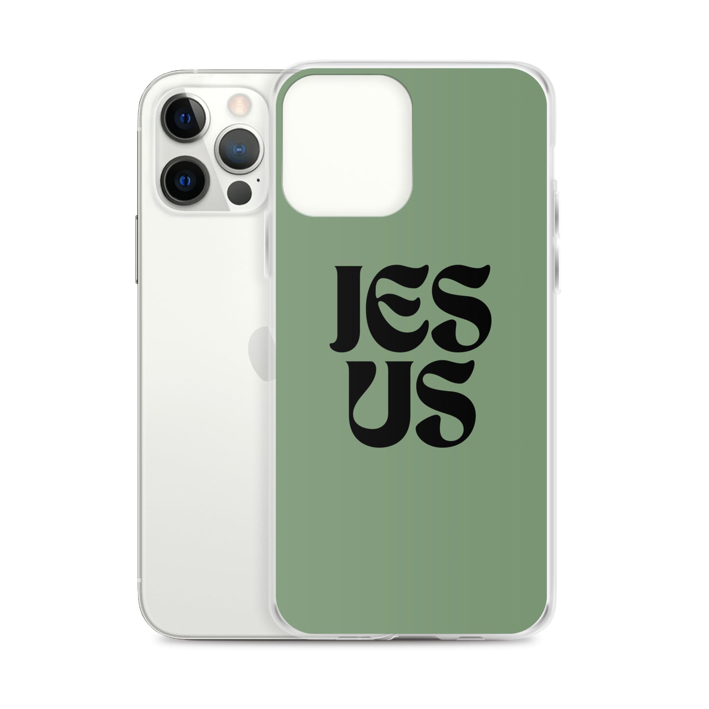 JESUS (green) - Clear Case for iPhone®