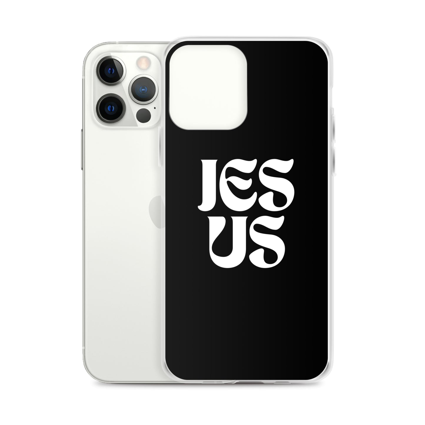 JESUS (black) - Clear Case for iPhone®