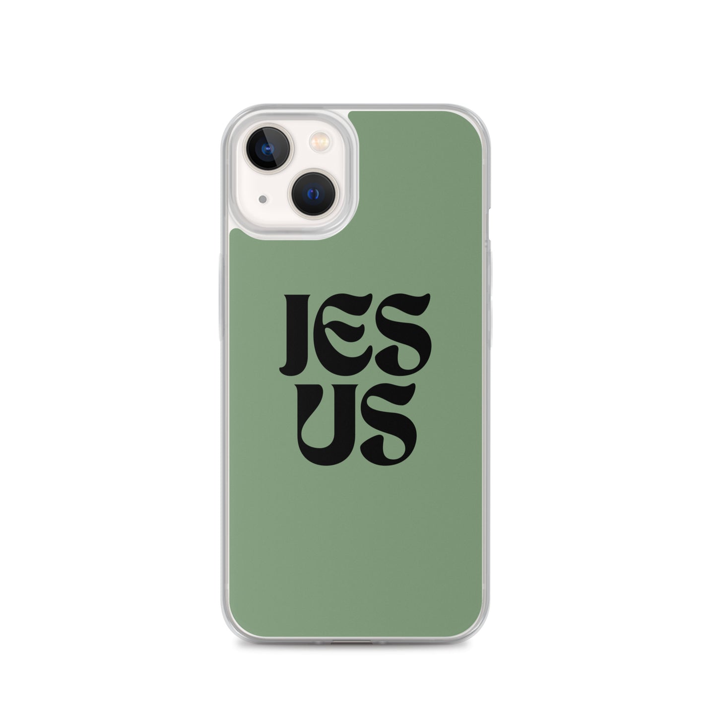 JESUS (green) - Clear Case for iPhone®