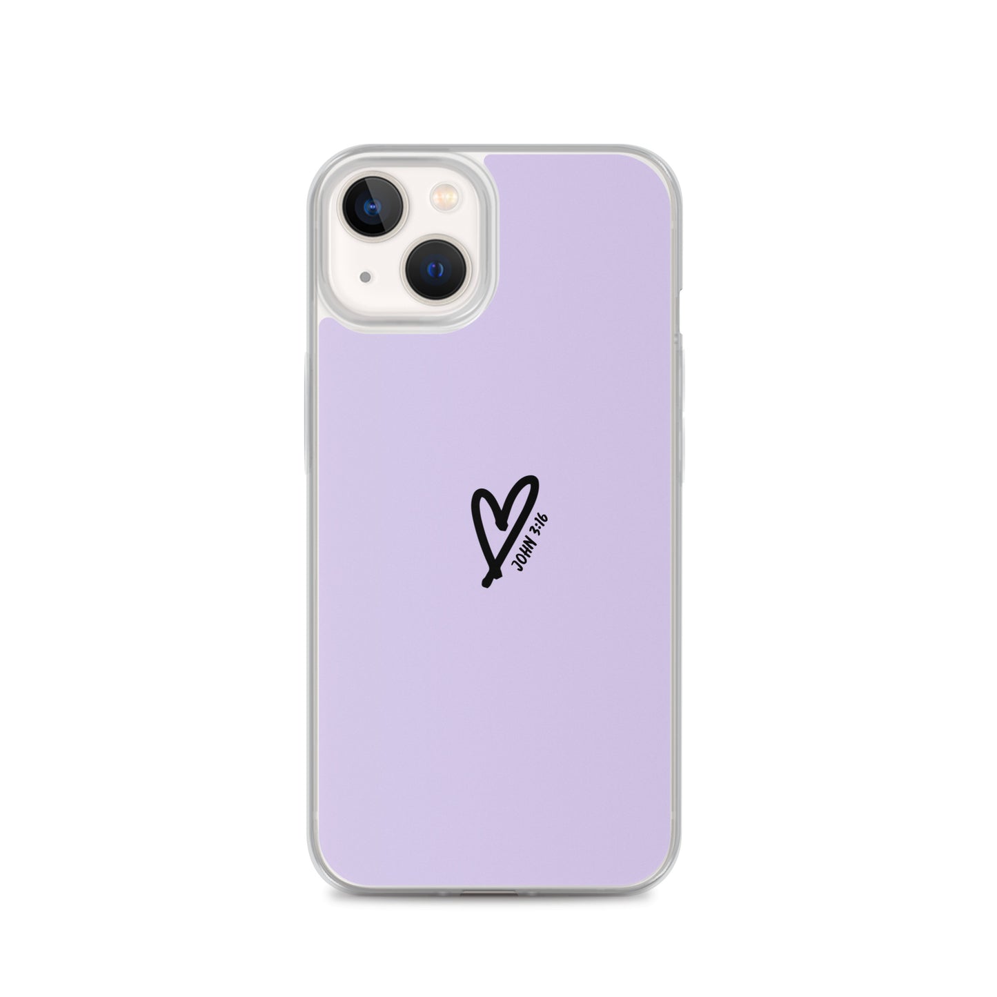 John 3:16 (lilac) - Clear Case for iPhone®