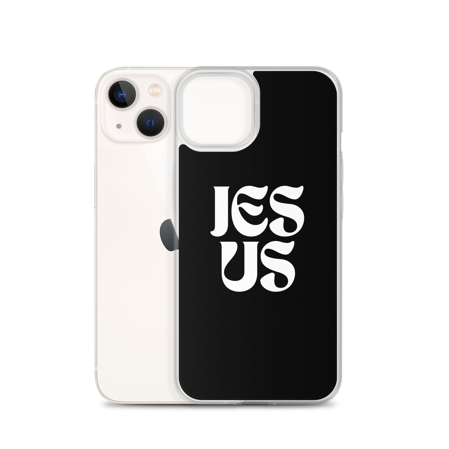 JESUS (black) - Clear Case for iPhone®