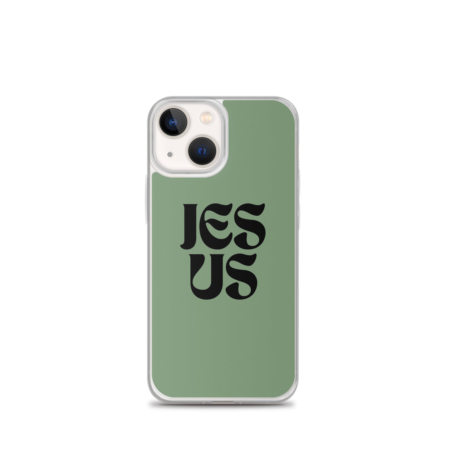 JESUS (green) - Clear Case for iPhone®