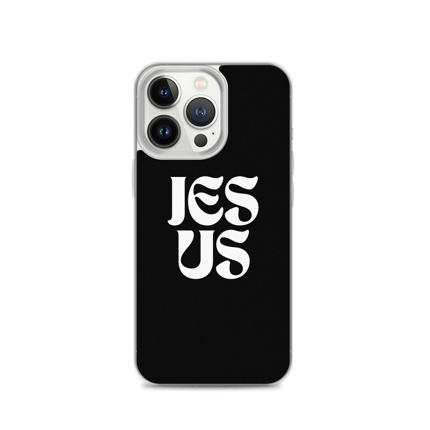 JESUS (black) - Clear Case for iPhone®