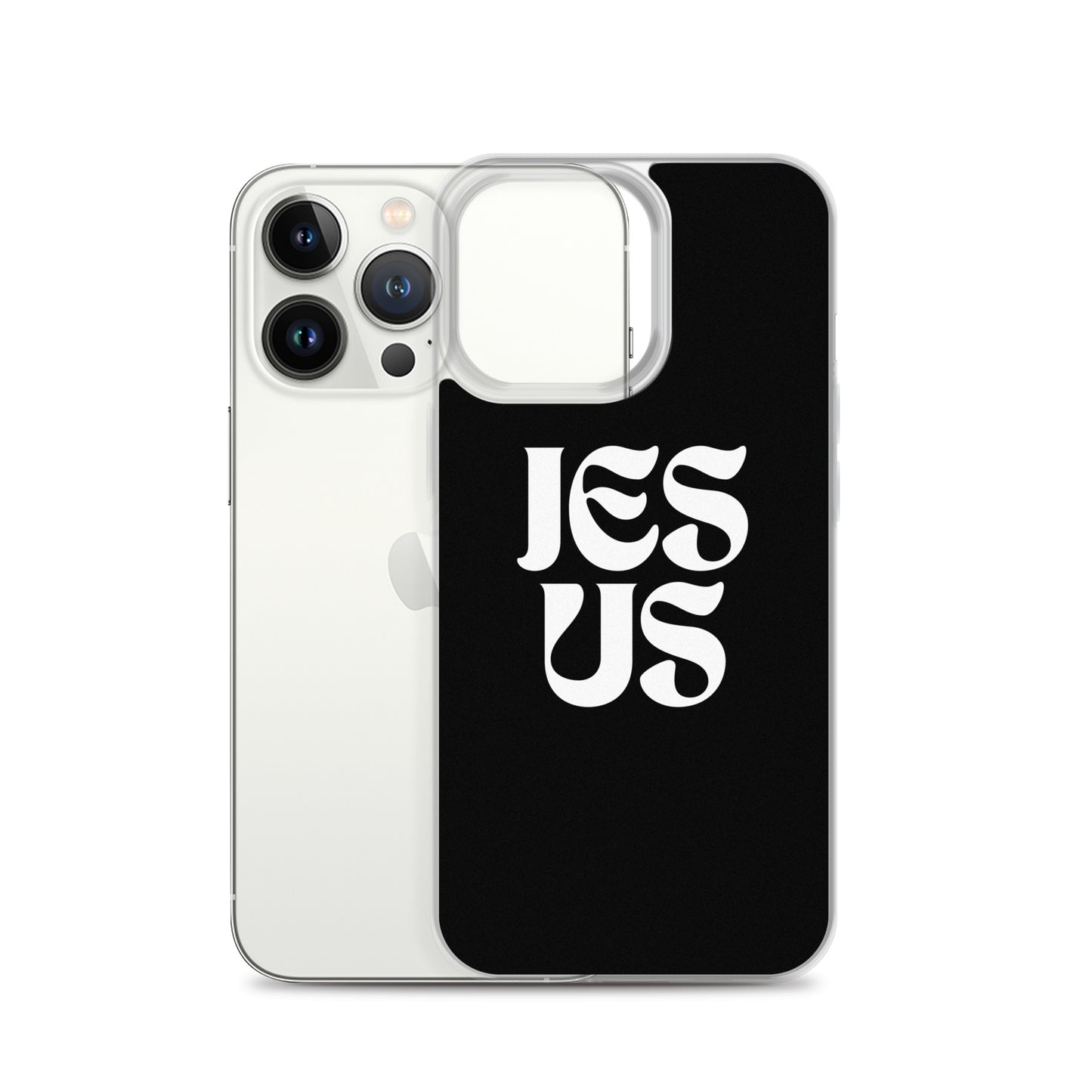 JESUS (black) - Clear Case for iPhone®