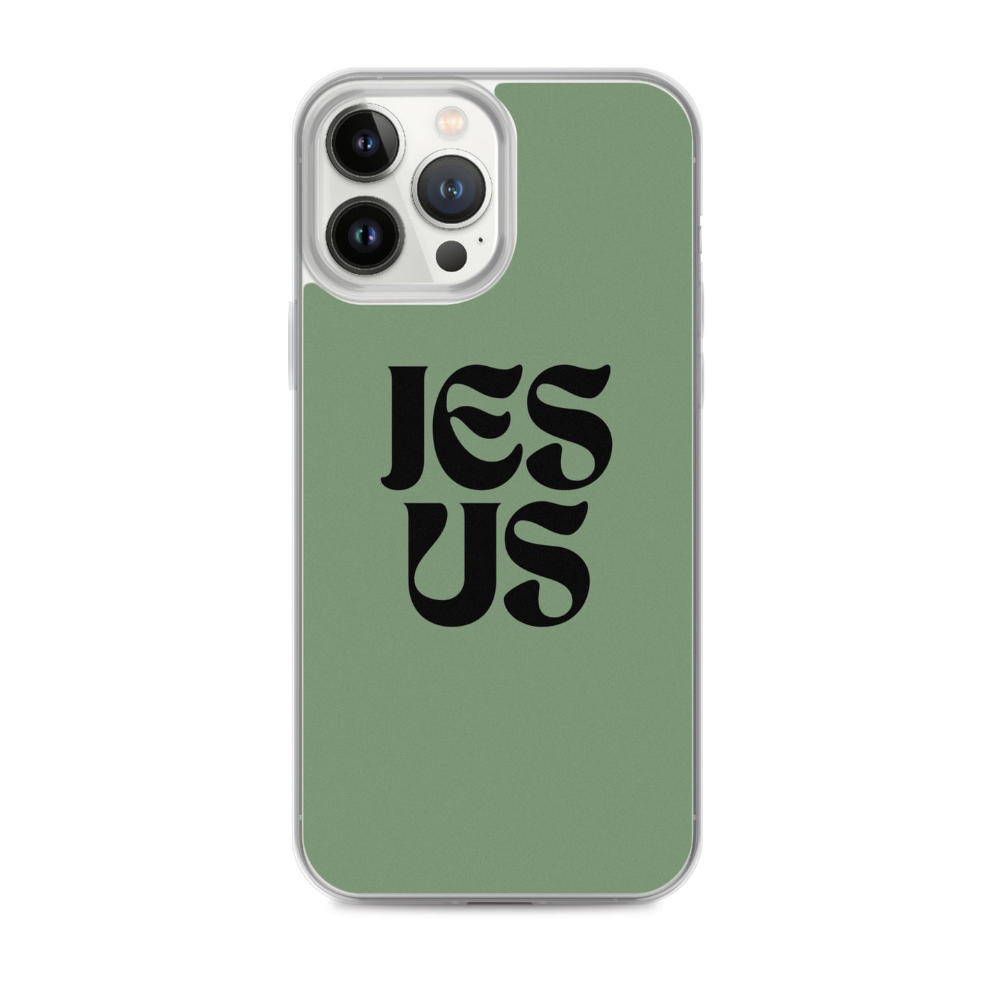 JESUS (green) - Clear Case for iPhone®
