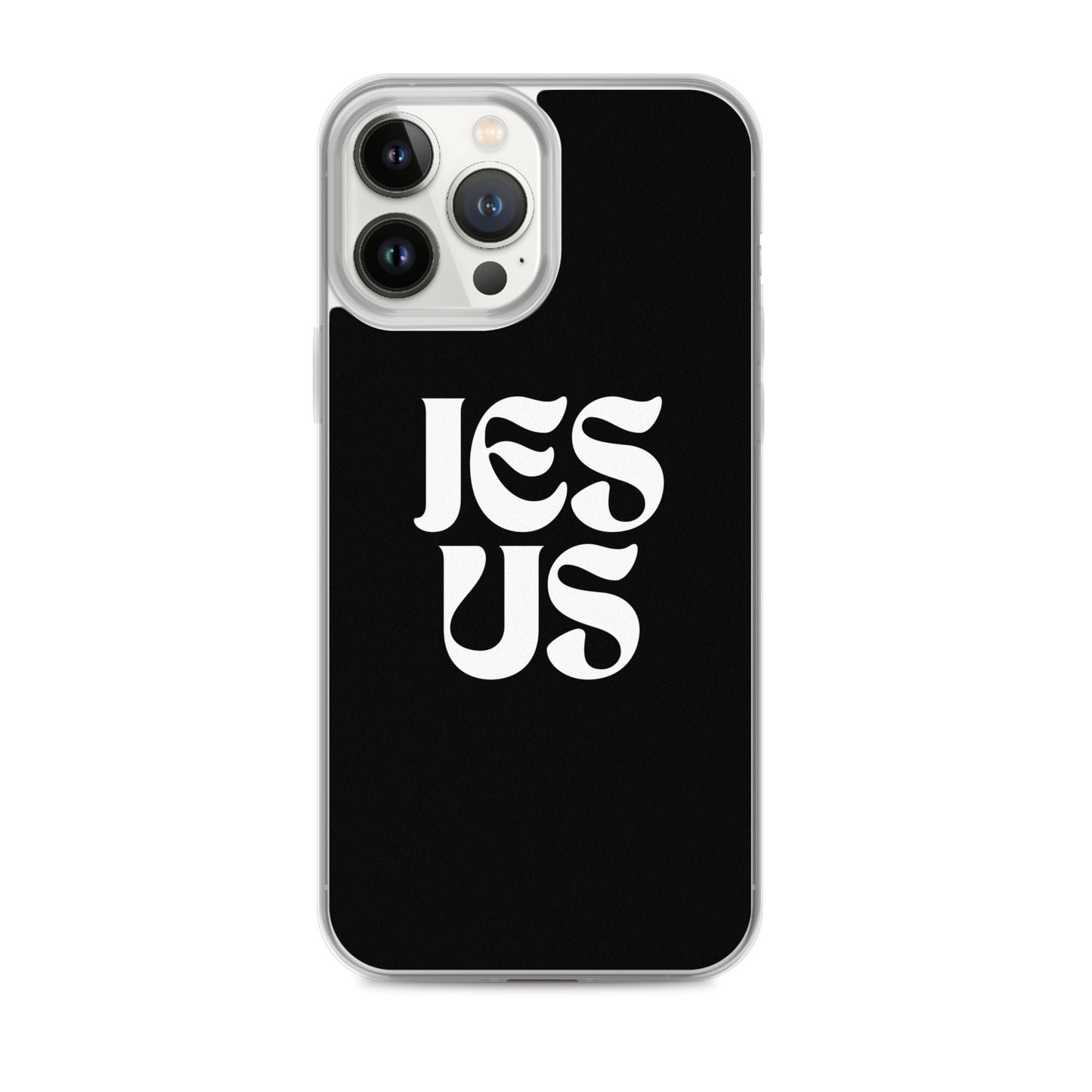 JESUS (black) - Clear Case for iPhone®