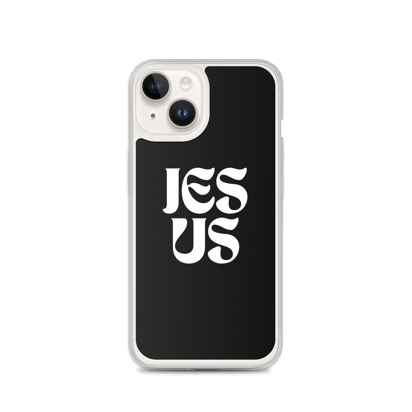 JESUS (black) - Clear Case for iPhone®