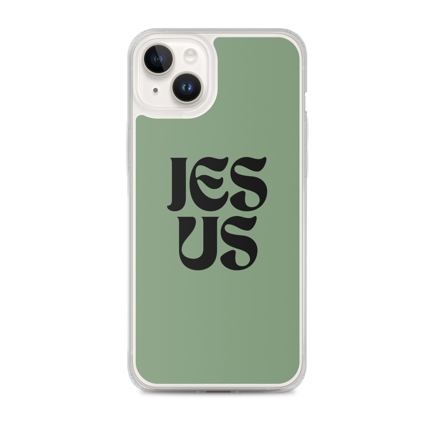 JESUS (green) - Clear Case for iPhone®