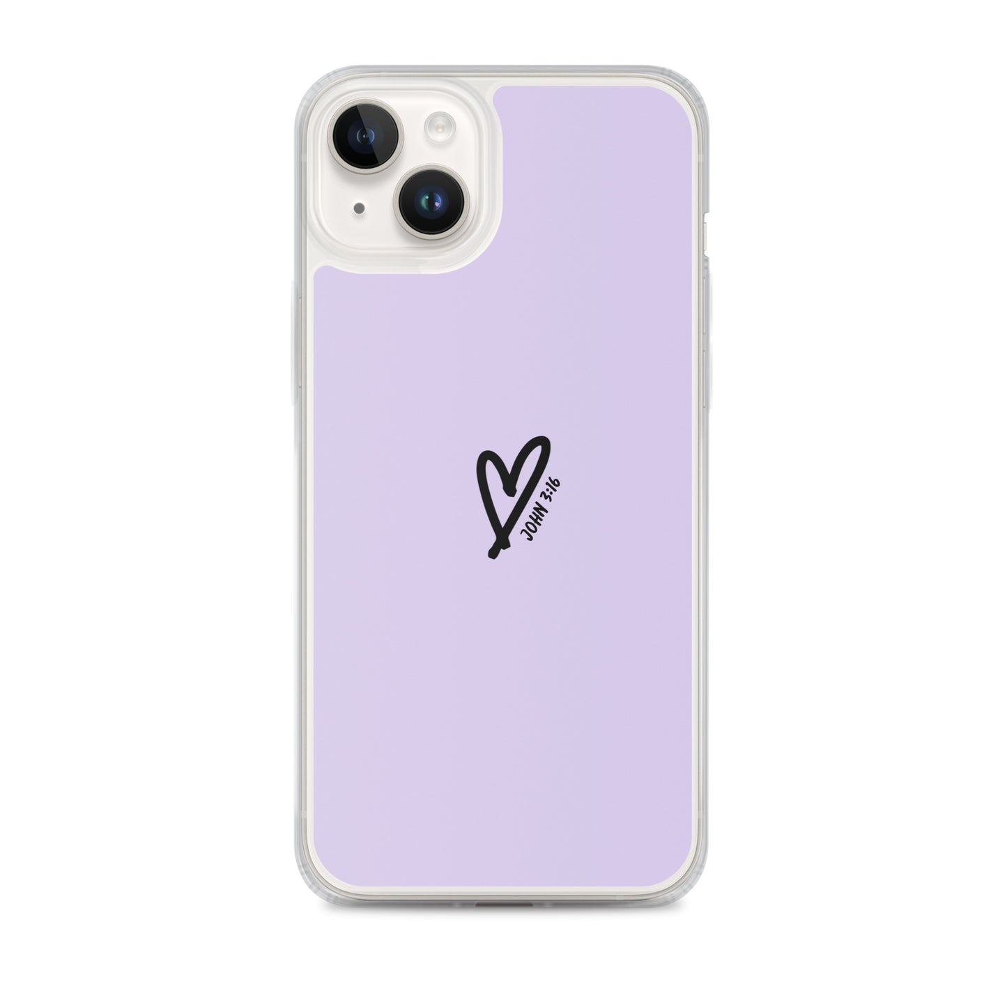 John 3:16 (lilac) - Clear Case for iPhone®