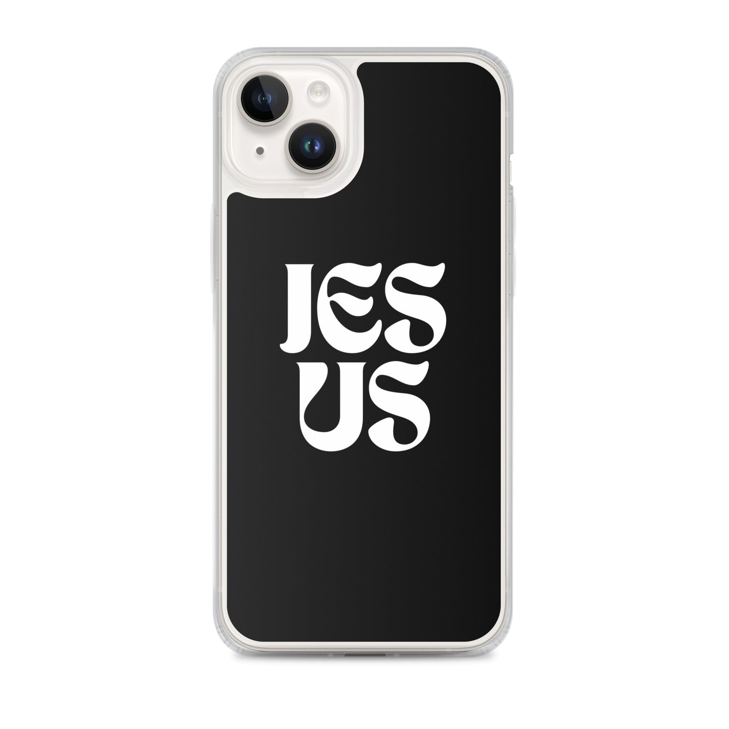 JESUS (black) - Clear Case for iPhone®