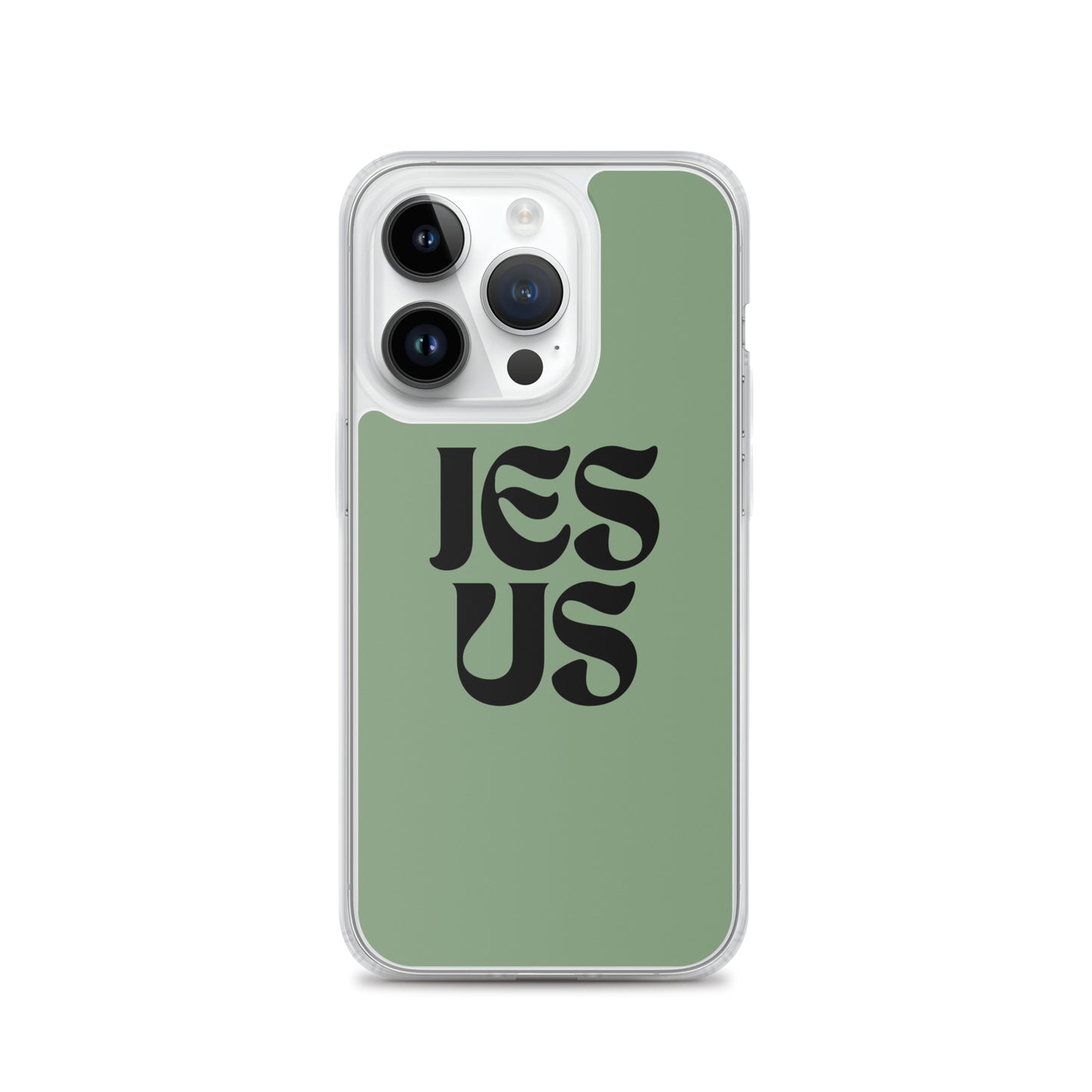 JESUS (green) - Clear Case for iPhone®
