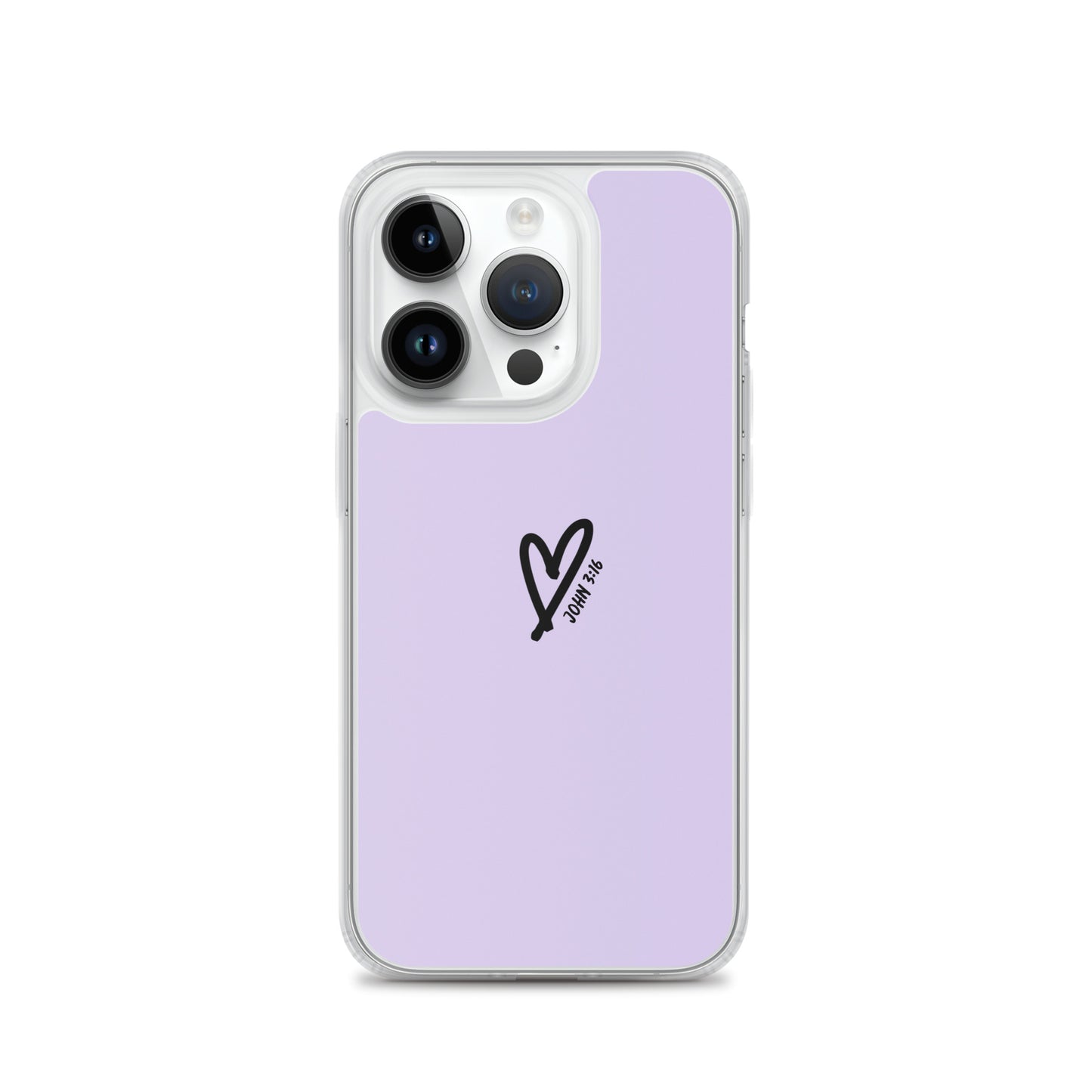 John 3:16 (lilac) - Clear Case for iPhone®