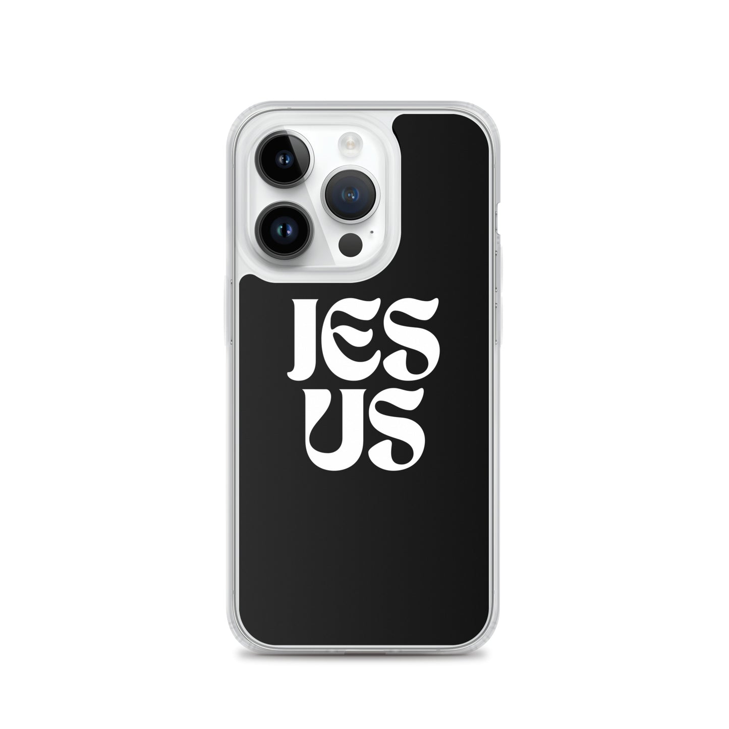 JESUS (black) - Clear Case for iPhone®