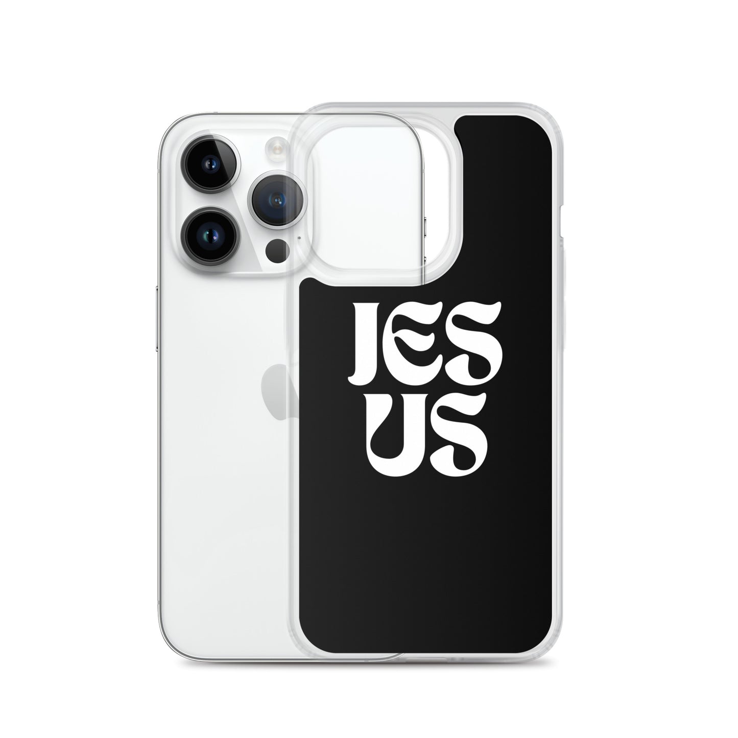 JESUS (black) - Clear Case for iPhone®
