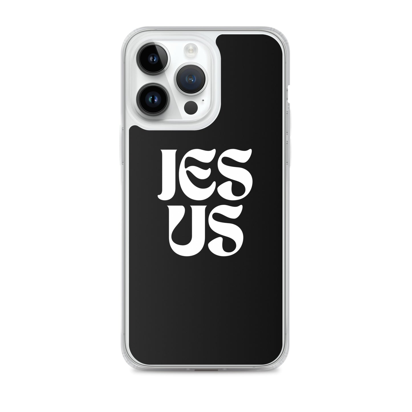 JESUS (black) - Clear Case for iPhone®