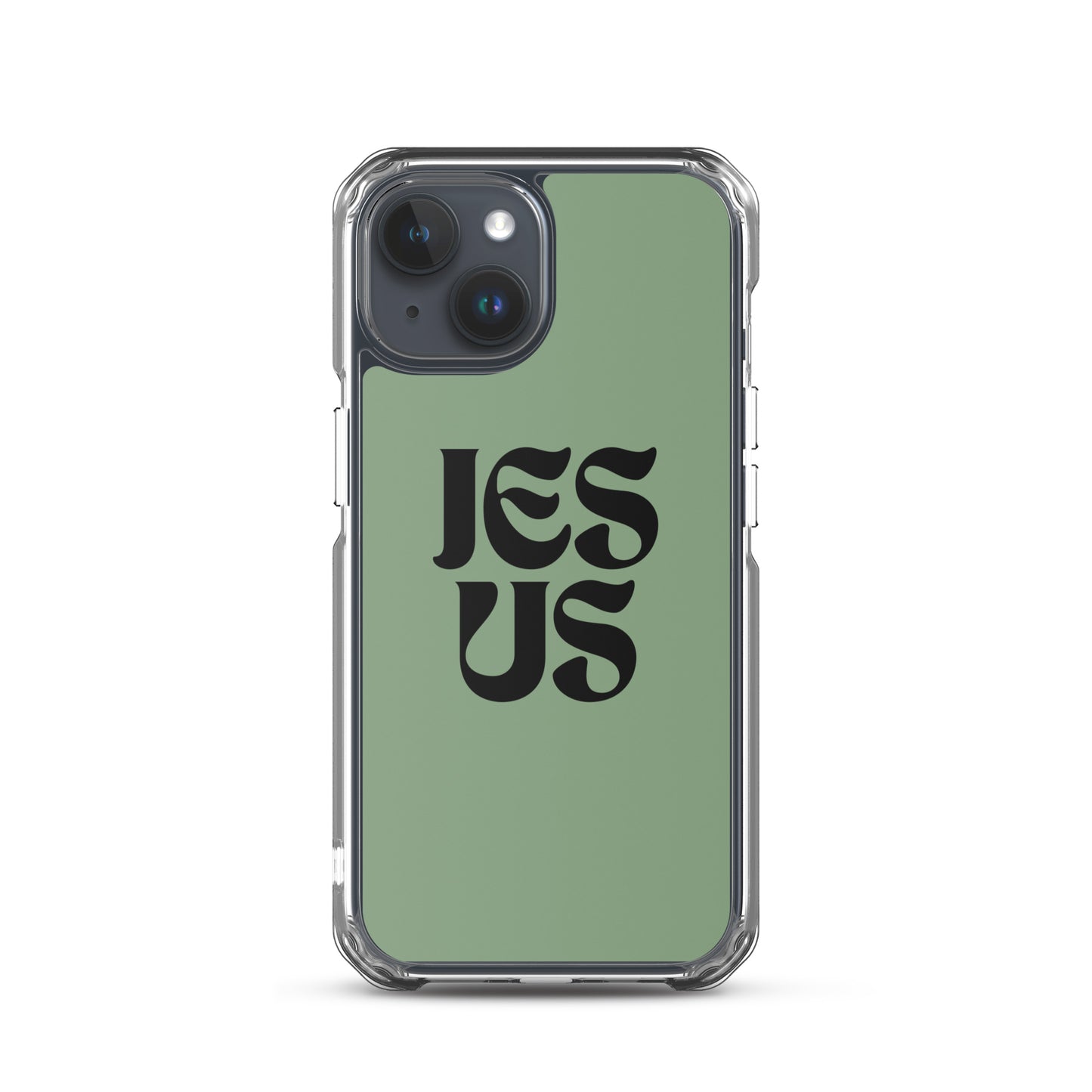 JESUS (green) - Clear Case for iPhone®