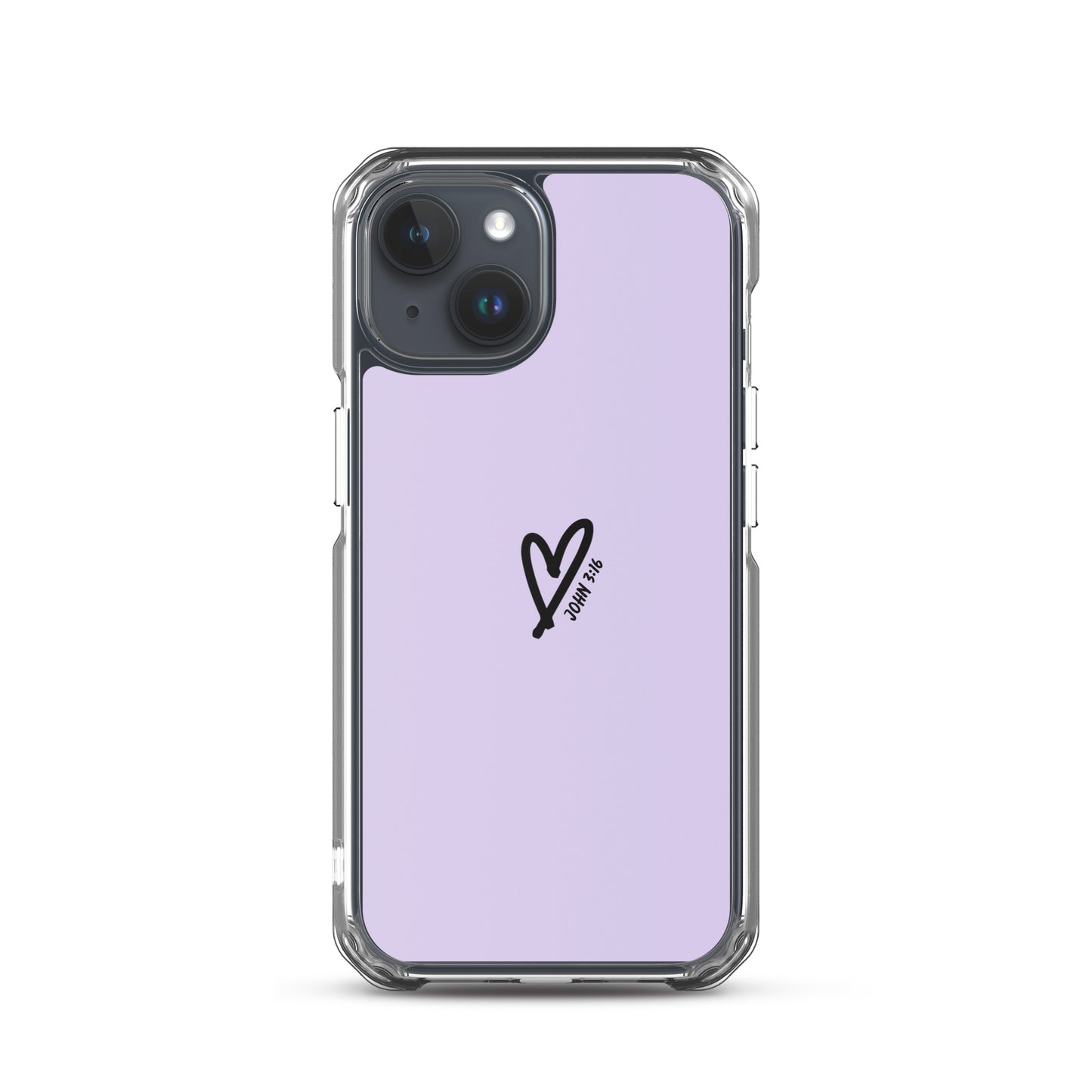 John 3:16 (lilac) - Clear Case for iPhone®