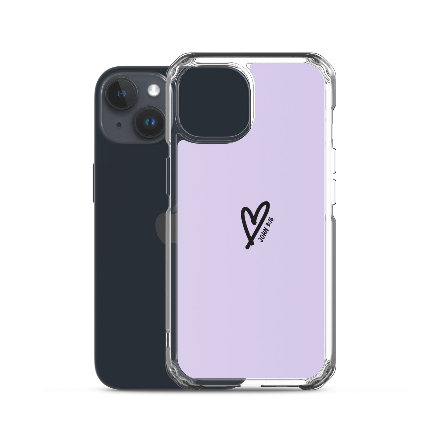 John 3:16 (lilac) - Clear Case for iPhone®