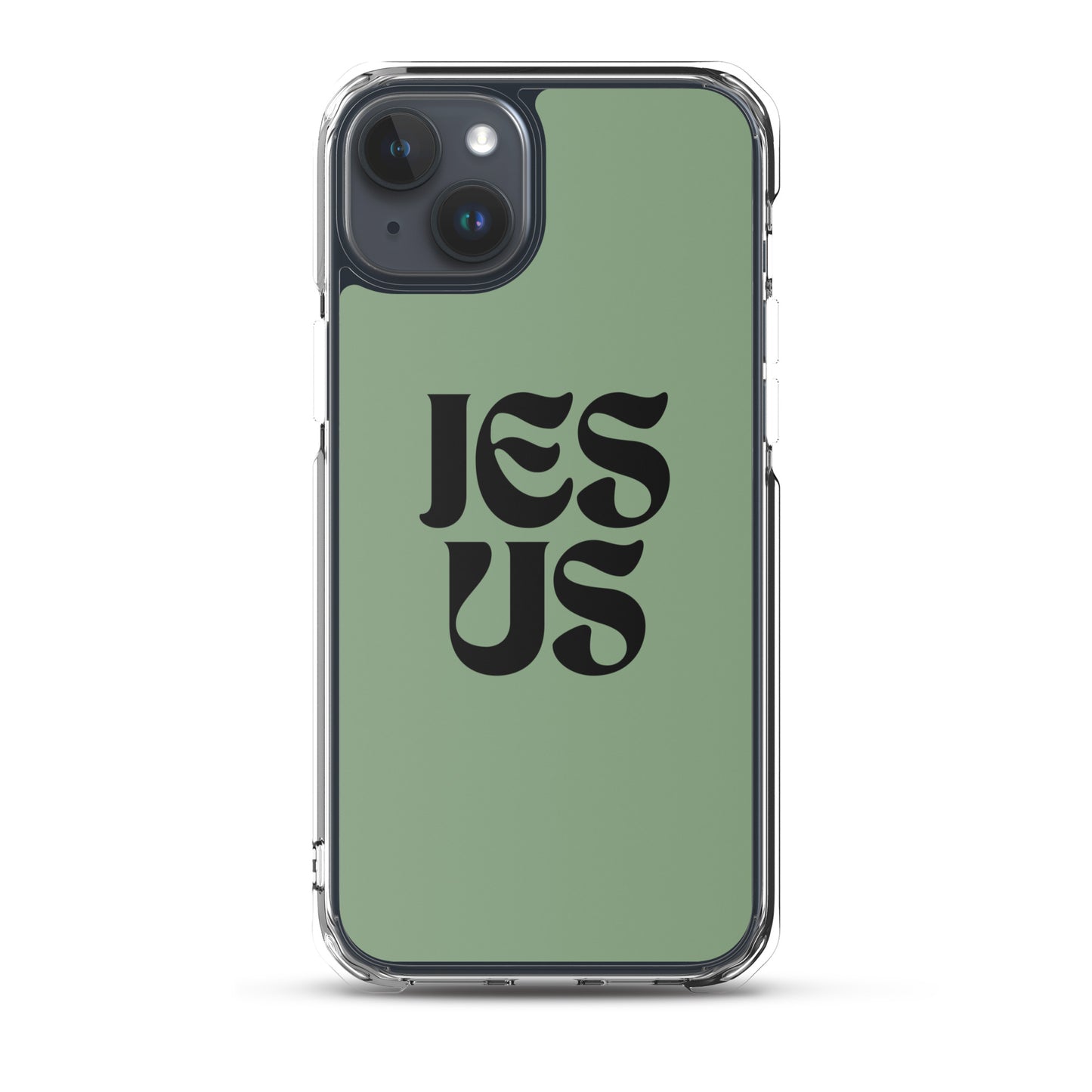 JESUS (green) - Clear Case for iPhone®