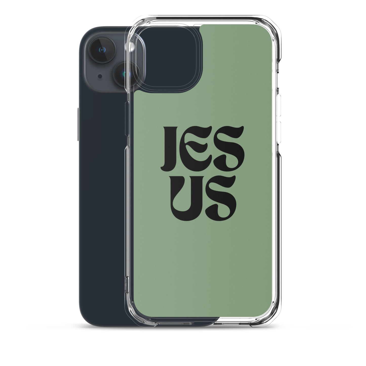 JESUS (green) - Clear Case for iPhone®