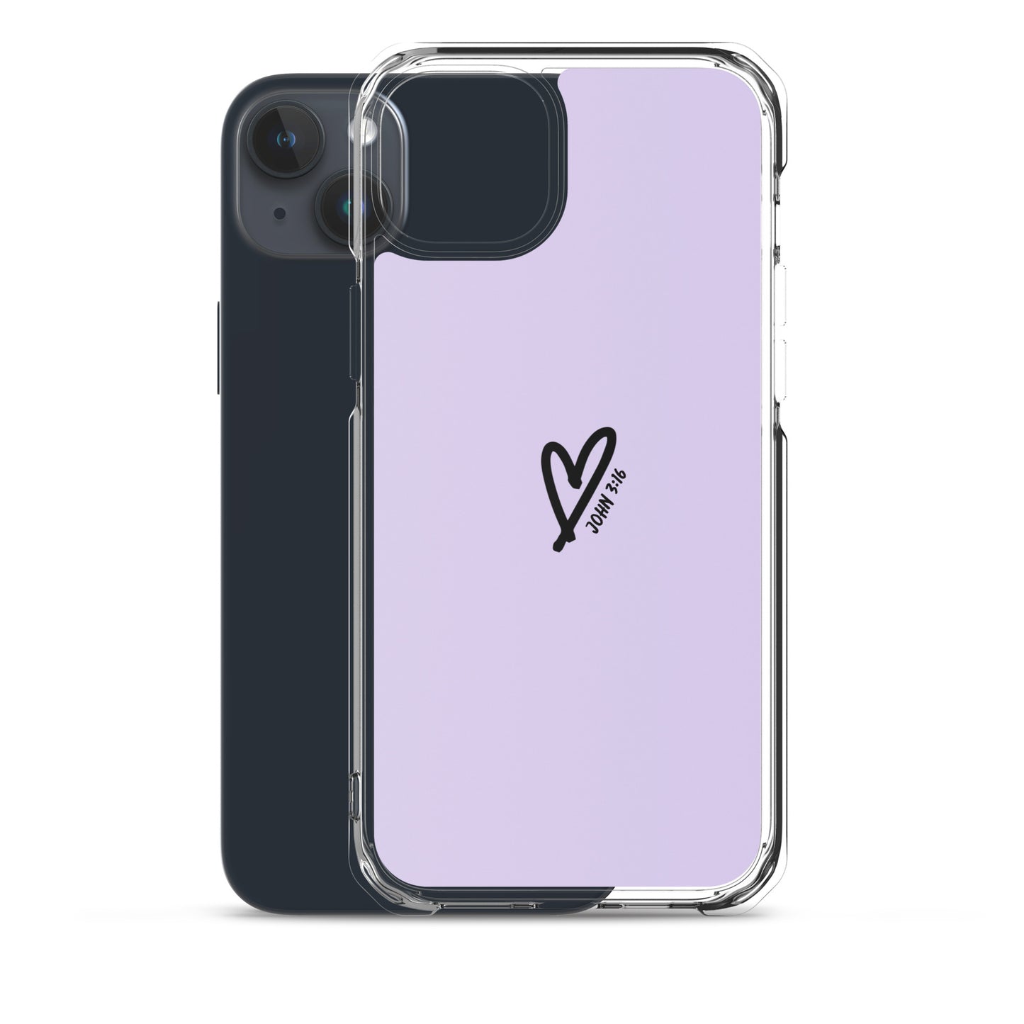 John 3:16 (lilac) - Clear Case for iPhone®