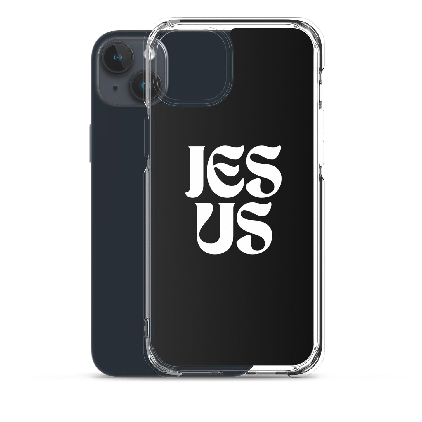 JESUS (black) - Clear Case for iPhone®