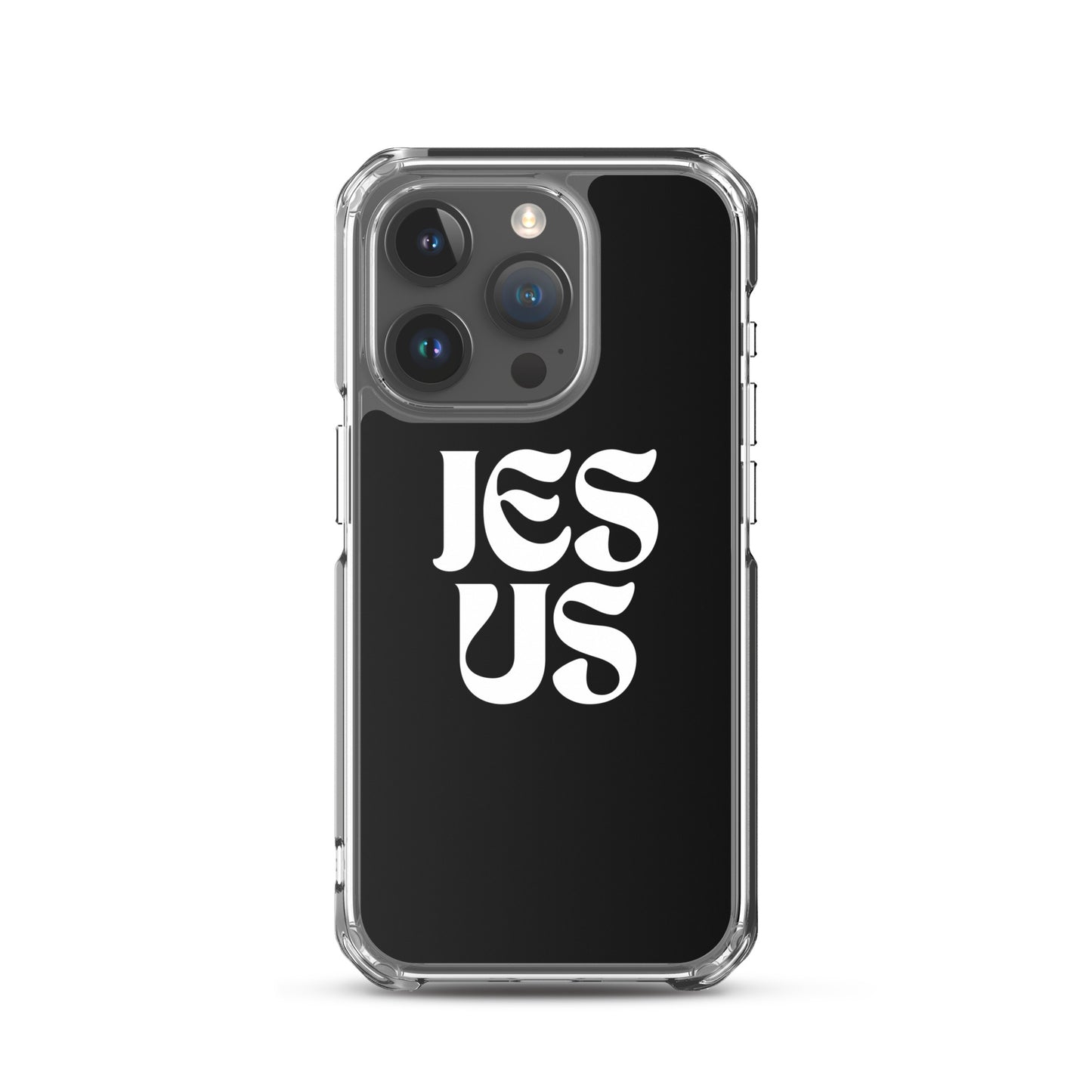 JESUS (black) - Clear Case for iPhone®