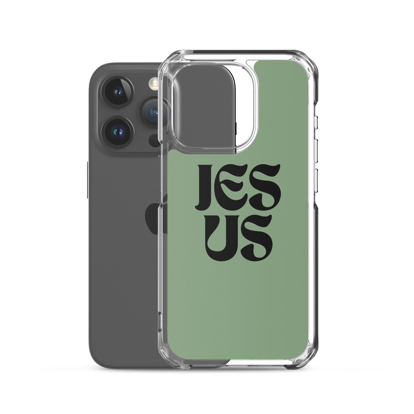 JESUS (green) - Clear Case for iPhone®