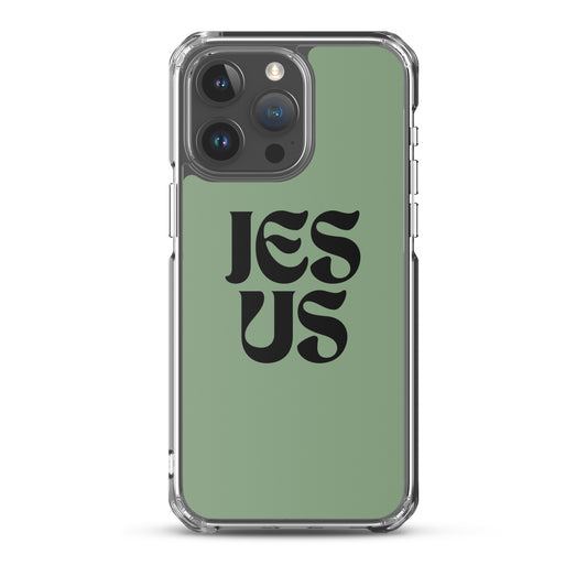 JESUS (green) - Clear Case for iPhone®