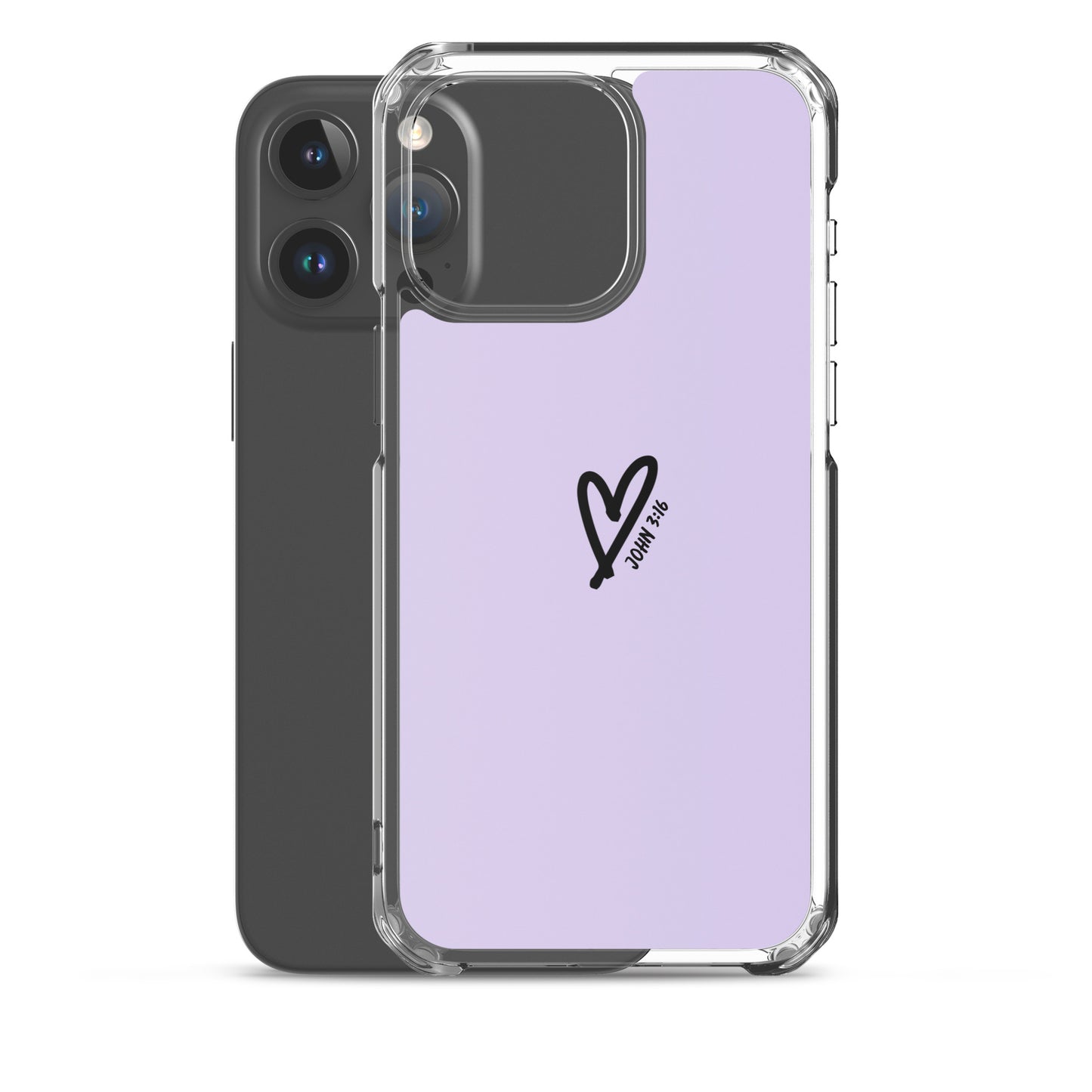 John 3:16 (lilac) - Clear Case for iPhone®