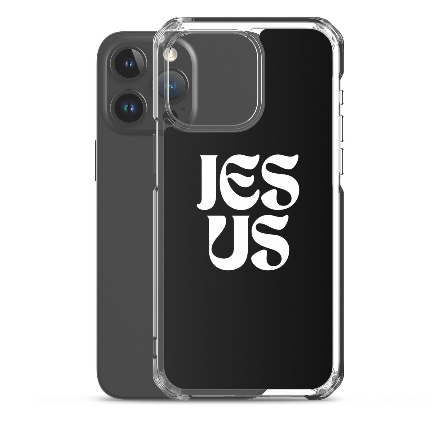 JESUS (black) - Clear Case for iPhone®